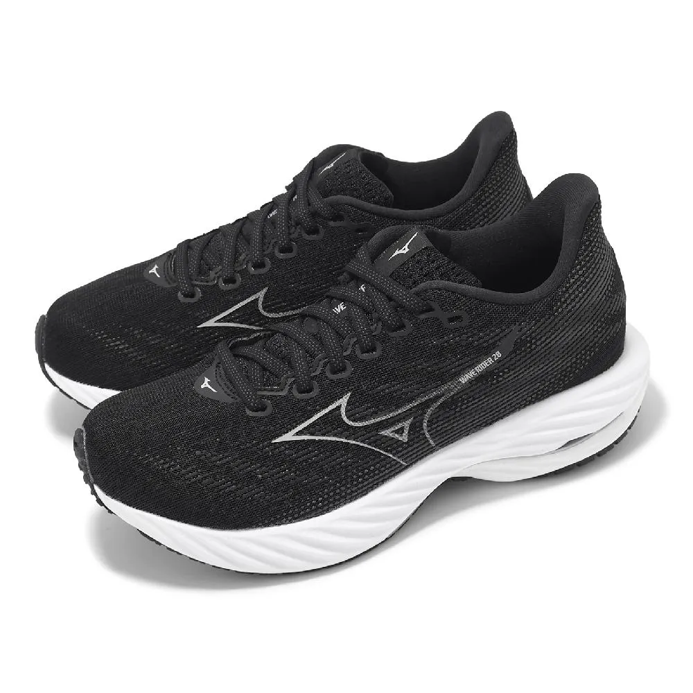 MIZUNO 慢跑鞋 運動鞋 RIDER 女鞋 J1GD210644 黑 粉 歷史價格詳細信息