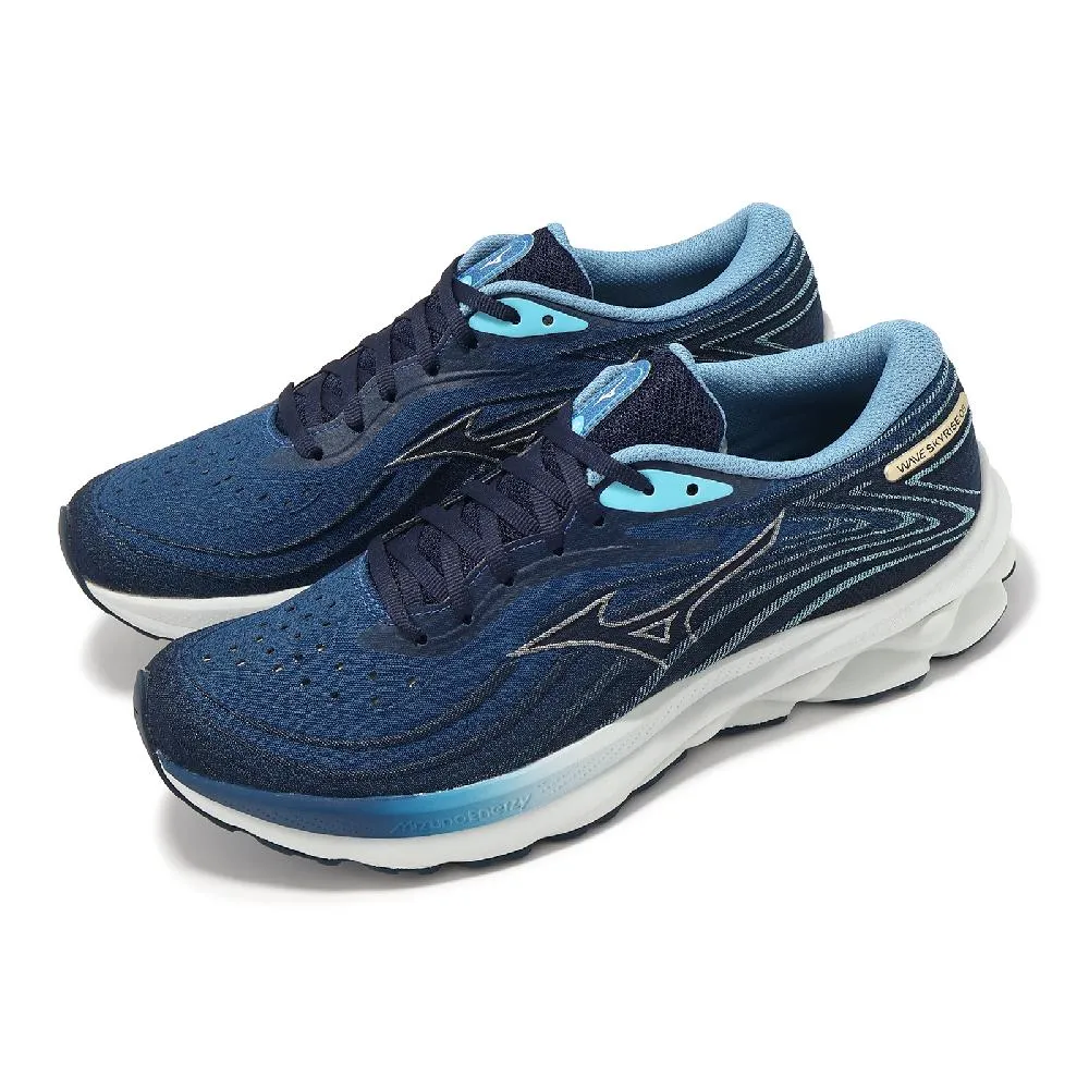 Mizuno 慢跑鞋 Wave Skyrise 2 黑 橘 網布 路跑 男鞋 美津濃 【ACS】 J1GC2123-89 歷史價格詳細信息