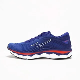 Mizuno J1GC240205 藍X白 SKY 8 慢跑鞋【厚底，吸震，舒適】363M 免運費加贈襪子 歷史價格詳細信息
