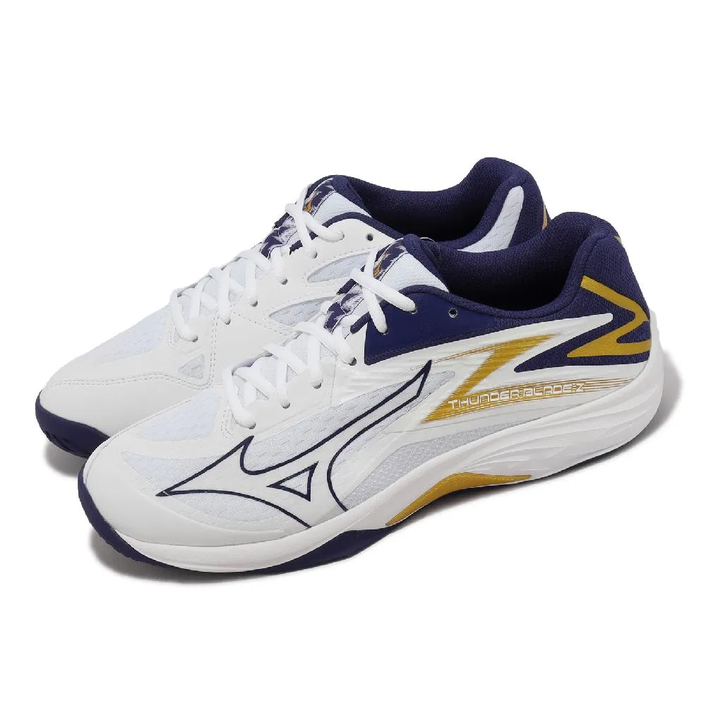 Mizuno 美津濃 排球鞋 Thunder Blade Z 男鞋 白 紅 室內運動 桌球 羽球 V1GA2370-45 歷史價格詳細信息