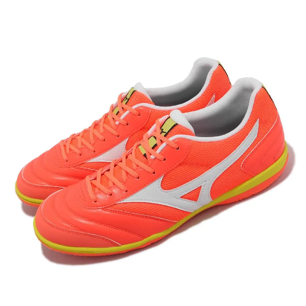 Mizuno 美津濃 男女 室內足球鞋 MRL SALA CLUB I 紫橘 Q1GA220354 歷史價格詳細信息