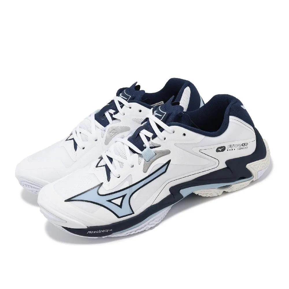 Mizuno 美津濃 排球鞋 Wave Lightning Z8 男鞋 黑 灰 輕量 回彈 室內運動 羽排鞋 V1GA2400-52 歷史價格詳細信息