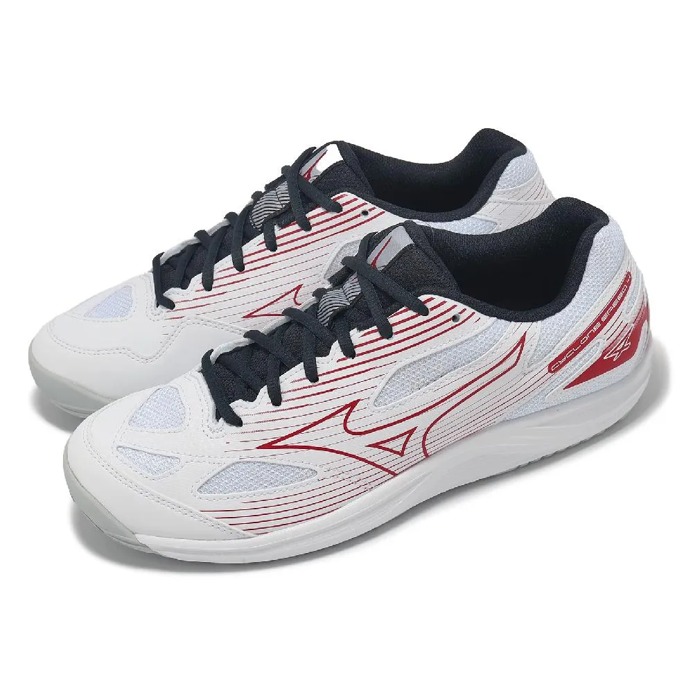 MIZUNO 美津濃 Cyclone Speed 4 排羽球鞋 V1GA238054 白黑 歷史價格詳細信息