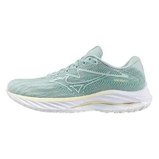 Mizuno Wave Rider 27 SW [J1GD230621] 女 慢跑鞋 運動 路跑 超寬楦 緩震 灰紫粉 歷史價格詳細信息
