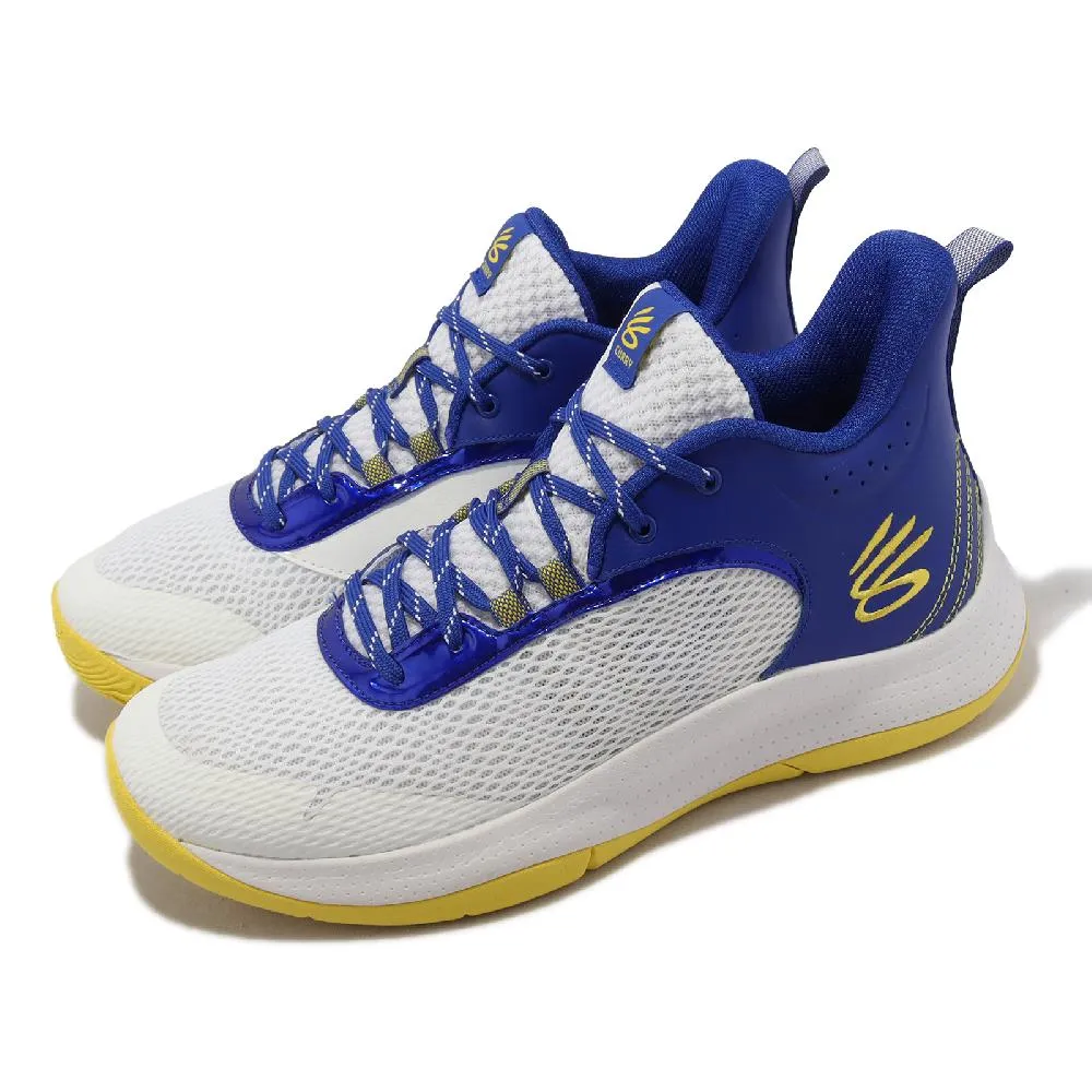 Under Armour UA 3Z6 籃球鞋 Curry 子系列 黑金 白藍黃 勇士隊 男鞋 運動鞋 【ACS】 歷史價格詳細信息