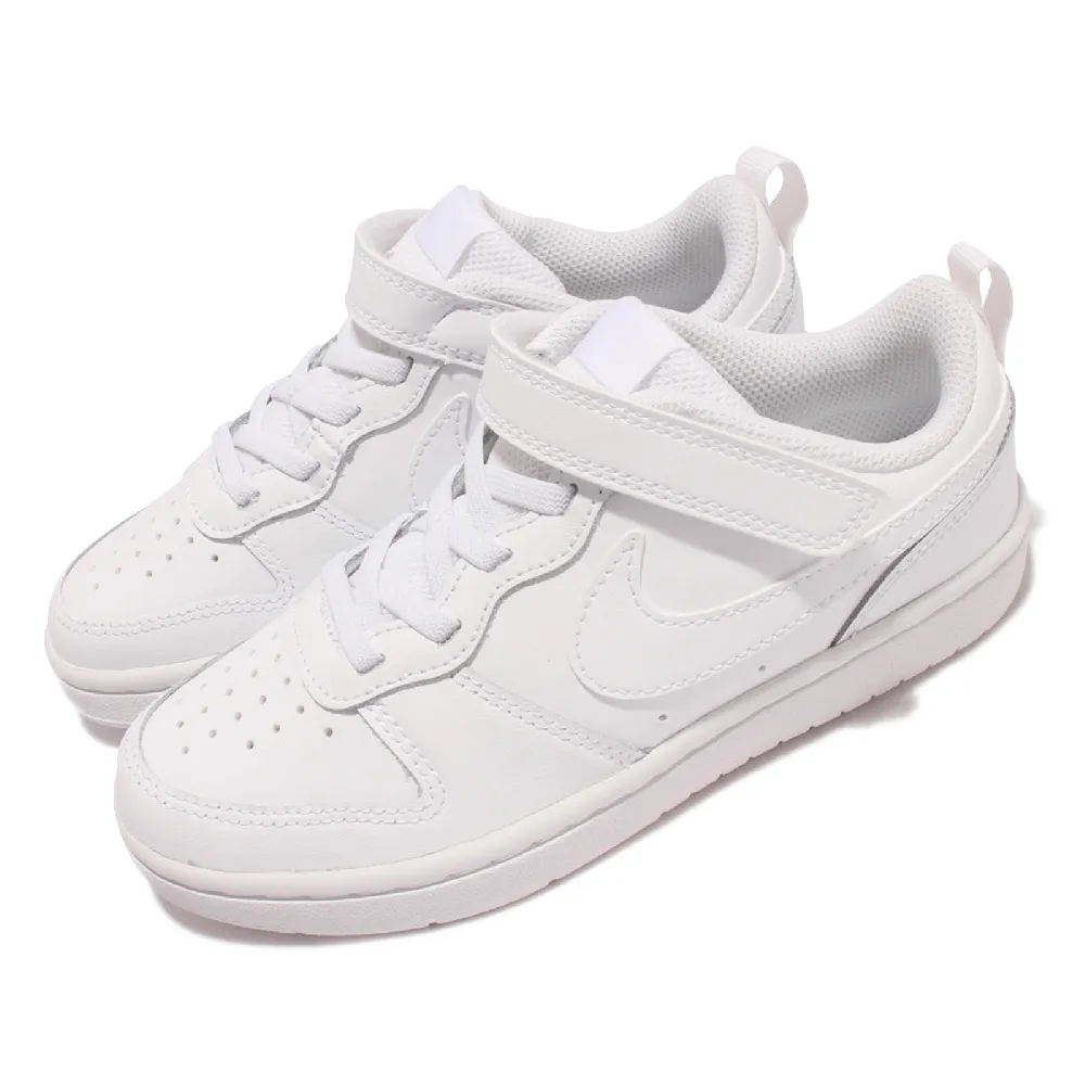 NIKE 小童 NIKE COURT BOROUGH LOW 2  休閒鞋 復古 支撐 皮革 - BQ5451119 歷史價格詳細信息