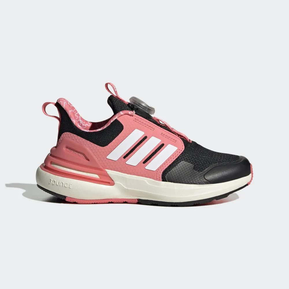 【ADIDAS】CNY RapidaSport BOA CNY K 跑步鞋 童鞋 中童 大童 黑粉-IE4240 歷史價格詳細信息