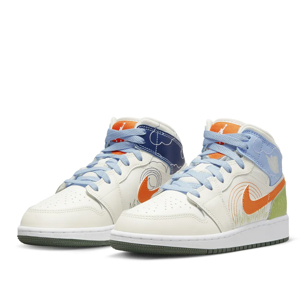 【NIKE】AIR JORDAN 1 MID SE (GS) 中大童 籃球鞋-DJ0336067 歷史價格詳細信息