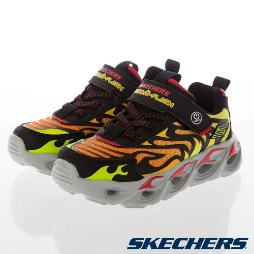 【SKECHERS】中大童 THERMO-FLASH 休閒鞋-400103LBKRD 歷史價格詳細信息