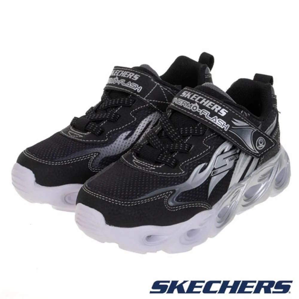 【SKECHERS】中大童 THERMO-FLASH 休閒鞋-400103LBKRD 歷史價格詳細信息