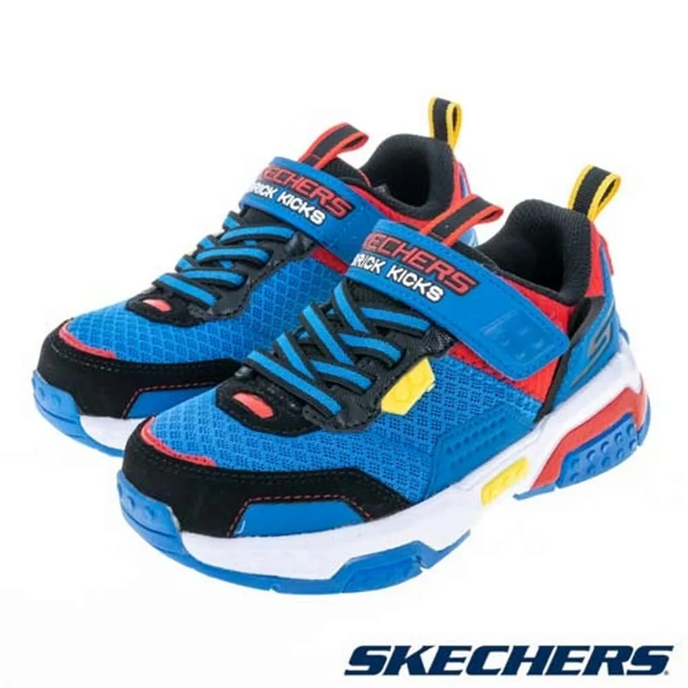 SKECHERS BRICK KICKS 2.0 魔鬼氈 運動鞋 中大童 積木 銀灰綠 R8862(402219LSLB 歷史價格詳細信息