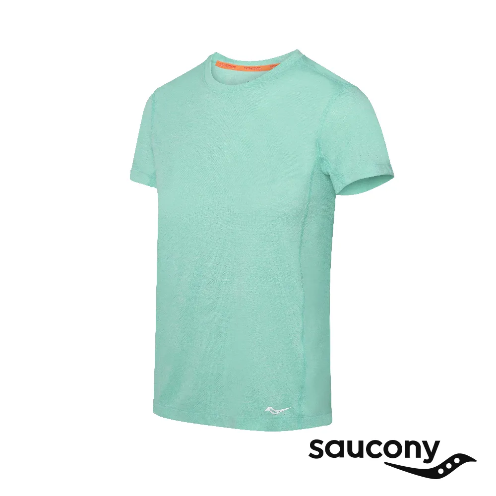 【SAUCONY 索康尼】短袖排汗衫/女 服飾 原廠貨 STOPWATCH SHORT SLEEVE(薄荷綠-SCSAW800370-CMH) 價格比較,價格查詢,歷史價格詳細信息