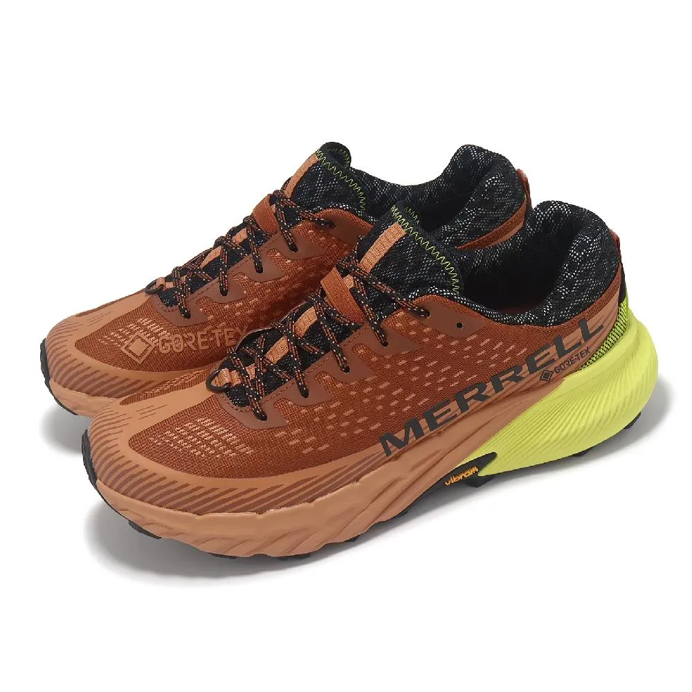 Merrell 邁樂 越野跑鞋 Agility Peak 5 GTX 女鞋 磚紅 米白 防水 襪套 橡膠大底 運動鞋 ML068256 歷史價格詳細信息