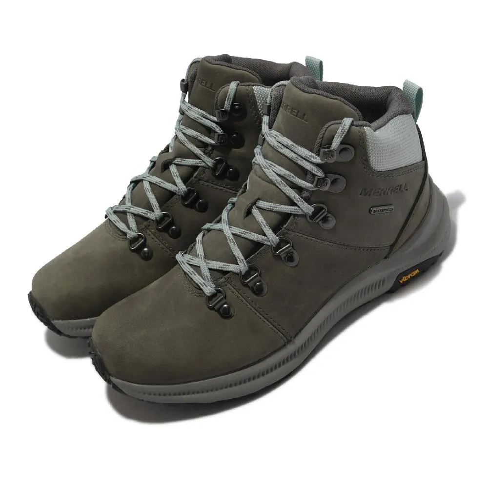 Merrell 戶外鞋 Ontario 2 Mid WP 登山鞋 卡其 灰 防水 中筒 黃金大底 【ACS】 任選 歷史價格詳細信息
