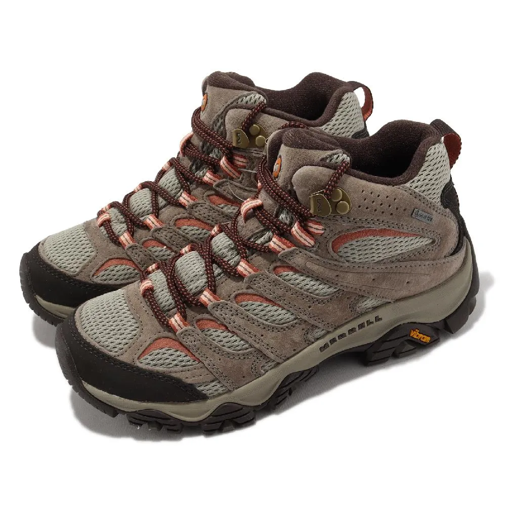 Merrell 登山鞋 Moab 3 Mid GTX 女鞋 棕 橘 防水 越野 郊山 戶外 ML500232 歷史價格詳細信息