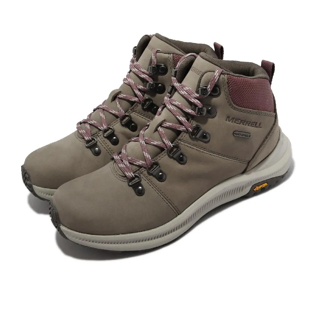 Merrell 戶外鞋 Ontario 2 Mid WP 登山鞋 卡其 灰 防水 中筒 黃金大底 【ACS】 任選 歷史價格詳細信息