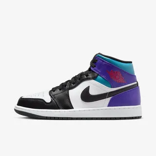 NIKE AIR JORDAN 1 MID 白藍紅 鴛鴦 籃球鞋 男女鞋 BQ6472-063【ADIDAS x NIKE】 歷史價格詳細信息