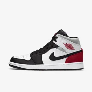 Air Jordan 1 Mid Se 白紅 852542-100 白紅 籃球鞋 歷史價格詳細信息