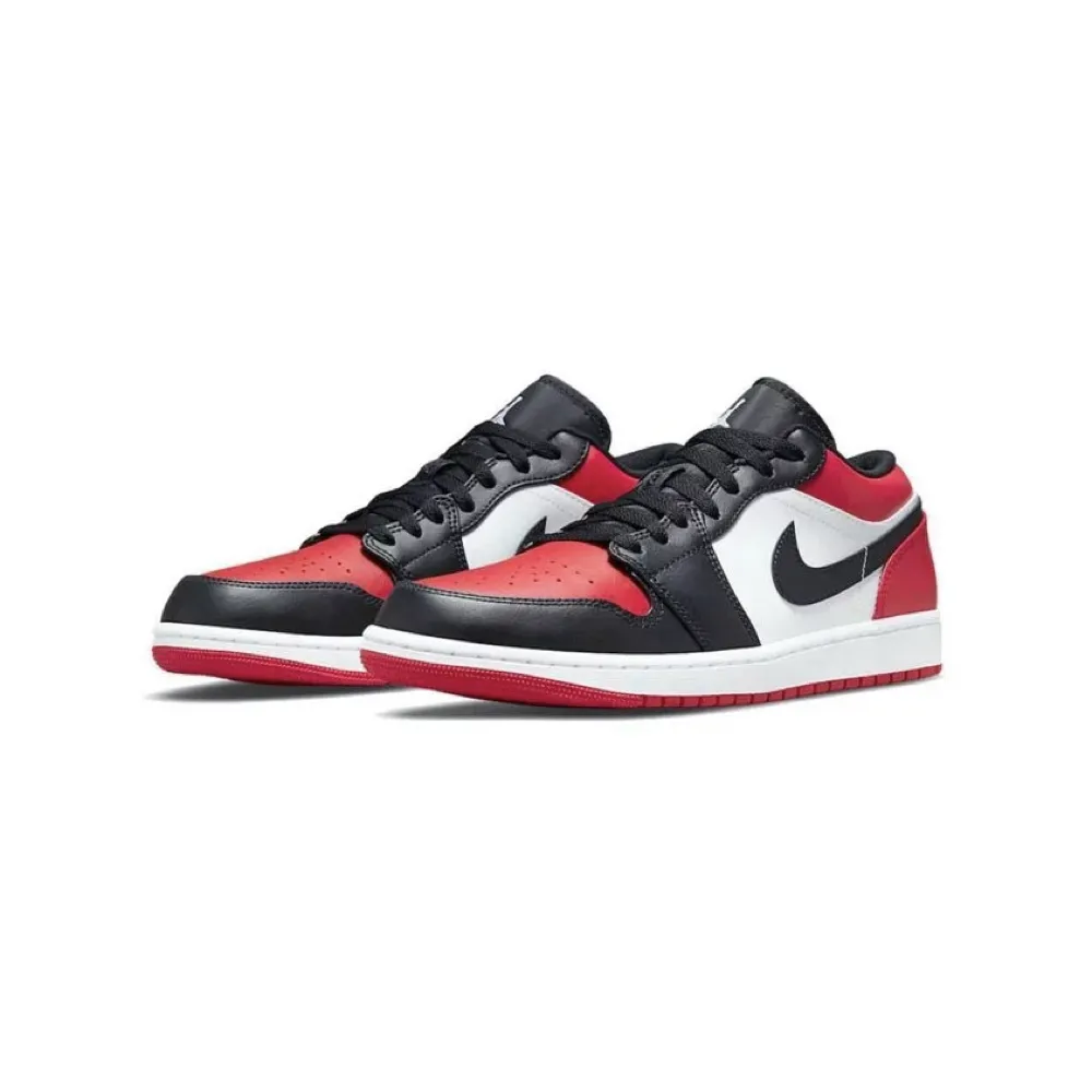Air Jordan 1 Low Bred Toe 黑藍白腳趾 GS 大童 553560-140 歷史價格詳細信息