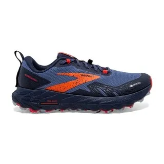 Brooks 戶外鞋 Cascadia 16 GTX 防水 男鞋 野跑 越野 避震 刻紋大底 高抓地力 灰 橘  1103771D060 歷史價格詳細信息