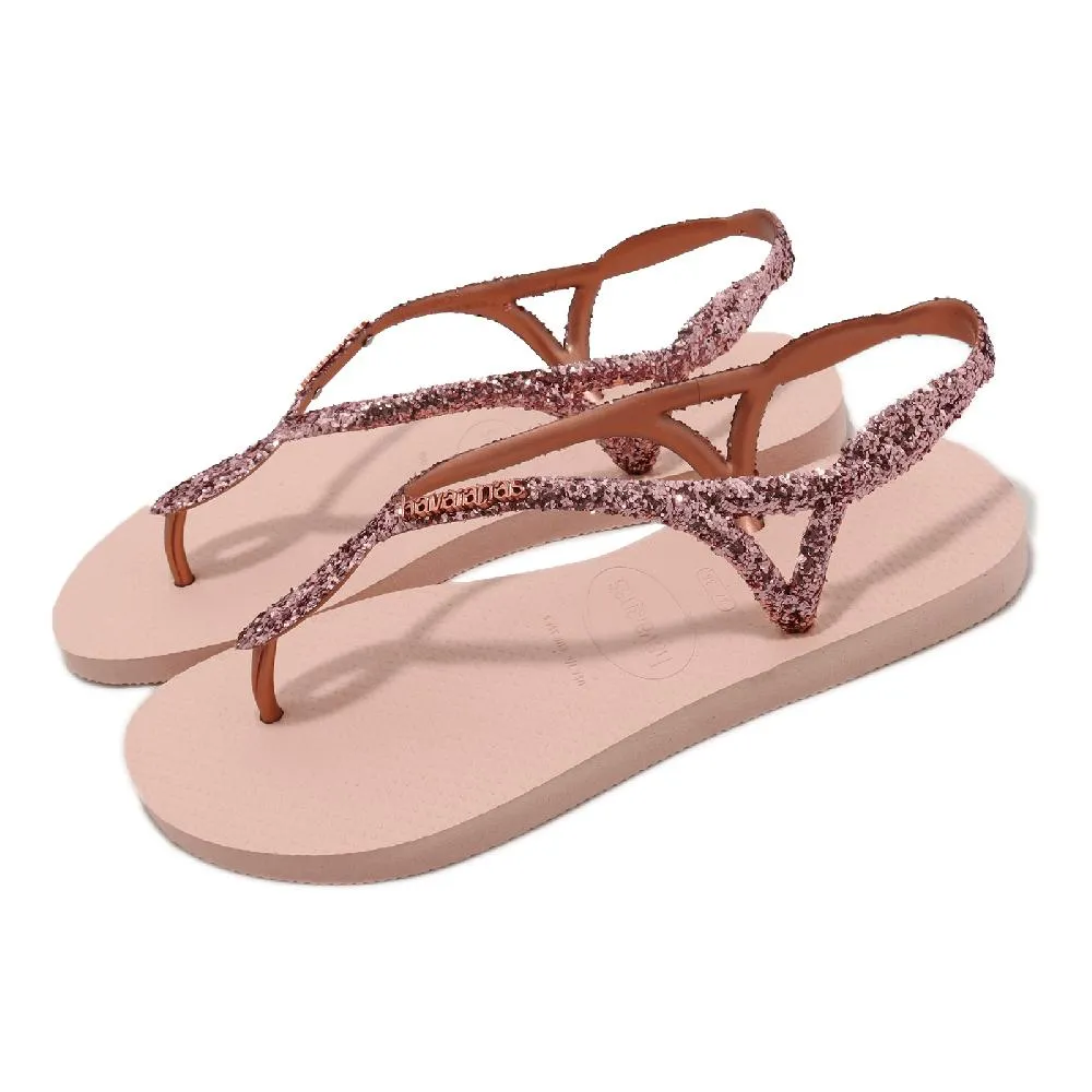 Havaianas 涼拖鞋 Luna 女鞋 黑 全黑 夾腳拖 涼鞋 麻花 細帶 哈瓦仕 ACS 41296970090W 歷史價格詳細信息