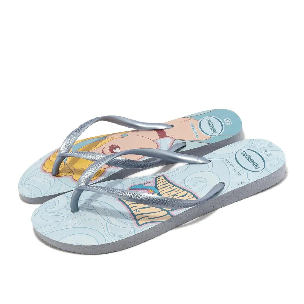 哈瓦仕 Havaianas 粉藍 迪士尼100週年紀念 公主拖鞋 女款 H6132【新竹皇家4148621-0001W】 歷史價格詳細信息