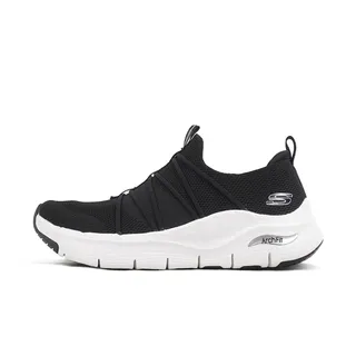 Skechers  Arch Fit 黑色 透氣 網布健走鞋 女款 NO.J0824【新竹皇家 149057W-BKW】 歷史價格詳細信息