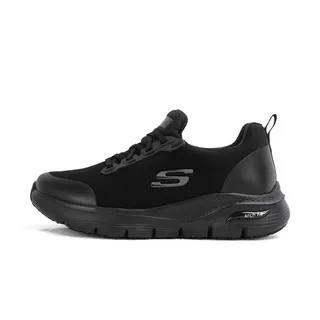 Skechers Arch Fit Sr [108019WBLK] 女 工作鞋 寬楦 運動 休閒 防滑 舒適 全黑 歷史價格詳細信息