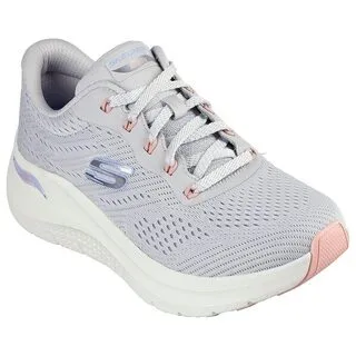 Skechers Arch Fit 2.0 [150066WWBL] 女 休閒鞋 寬楦 厚底 套入式 瞬穿 白 藍 歷史價格詳細信息
