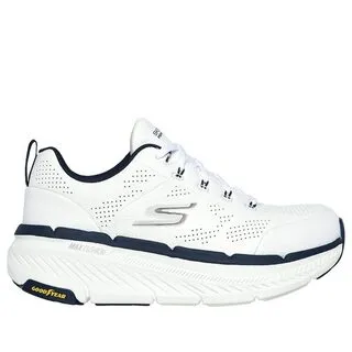 SKECHERS Max Cushioning Premier 魔鬼氈 運動鞋 中大童 黑藍 NO.R6221 歷史價格詳細信息