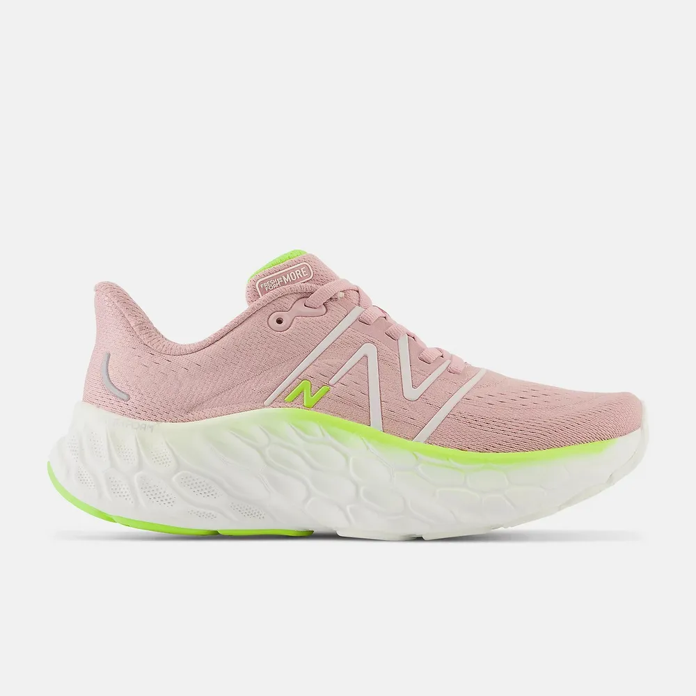 【New Balance】Fresh Foam X More v4 慢跑鞋 跑步鞋 女鞋 白紫_WMORCU4-D 歷史價格詳細信息