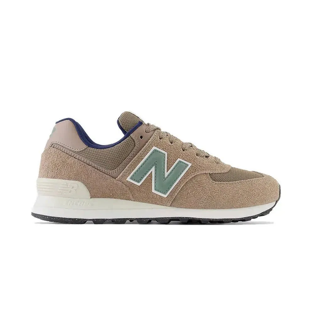 【New Balance】574 系列 男女 休閒鞋 黑綠_U574KBG-D 歷史價格詳細信息