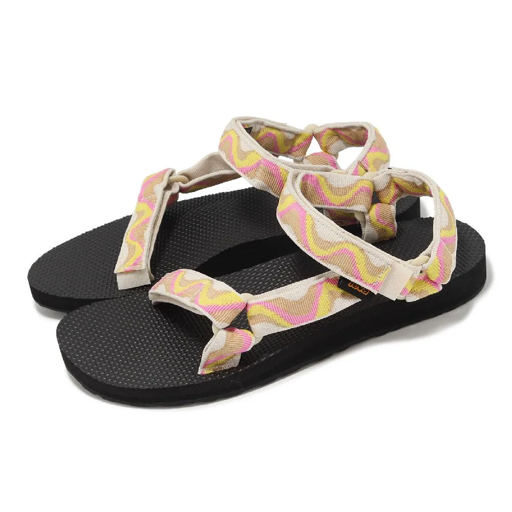 Teva W Original Universal 女鞋 羽毛灰色 機能 雨鞋 魔鬼氈 涼鞋 TV1003987GFGR 歷史價格詳細信息