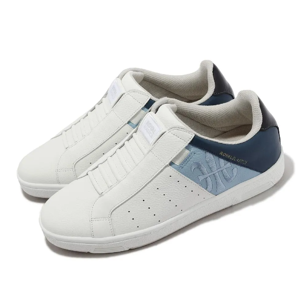 Royal Elastics Icon 休閒鞋 白 藍 皮革 彈力帶 無鞋帶 男鞋 【ACS】 01931095 歷史價格詳細信息