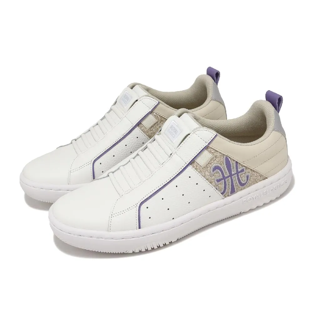 Royal Elastics 洛雅 休閒鞋 Icon 女鞋 白 紫 真皮 獨家彈力帶 經典 運動鞋 91942006 歷史價格詳細信息
