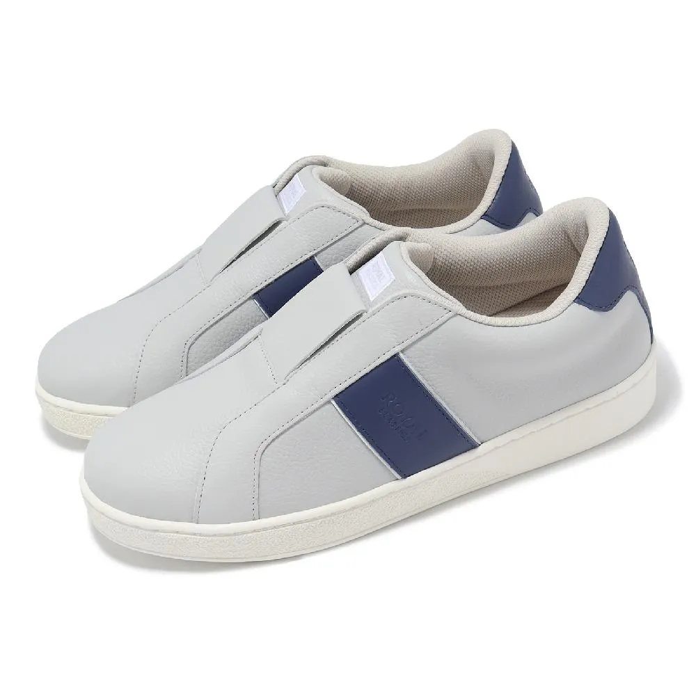 Royal Elastics 洛雅 休閒鞋 Bishop 男鞋 灰 藍 真皮 獨家彈力帶 回彈 復古 01733885 歷史價格詳細信息