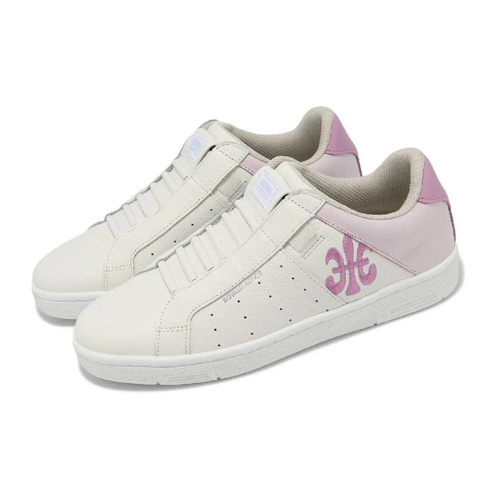 Royal Elastics 洛雅 休閒鞋 Icon 女鞋 白 紫 真皮 獨家彈力帶 經典 運動鞋 91942006 歷史價格詳細信息