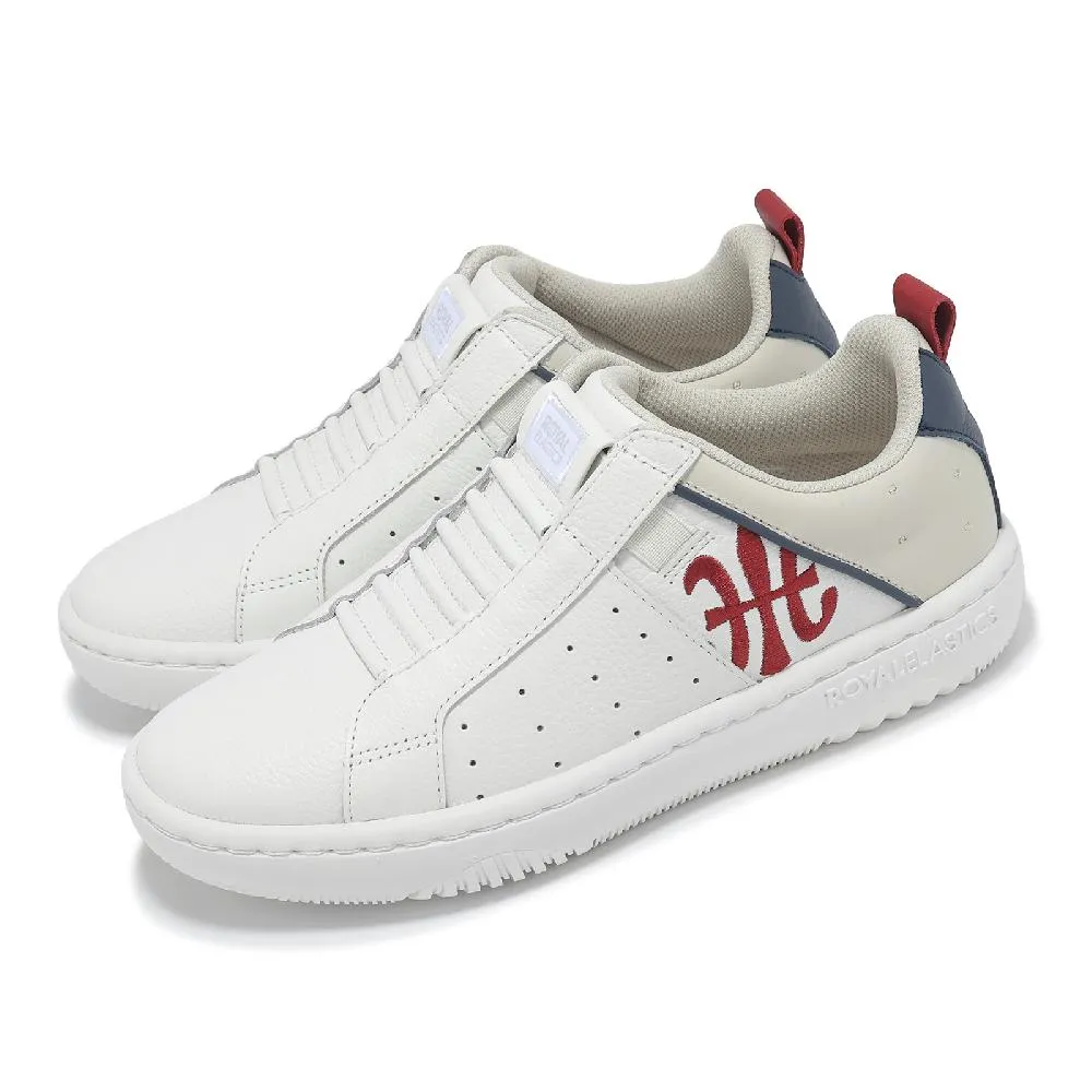 Royal Elastics 休閒鞋 Icon 2.0 白 米白 藍紅 皮革 彈力帶 男鞋 【ACS】 06531051 歷史價格詳細信息