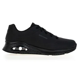 Skechers  黑色  止滑 網布 套入式  工作鞋 女款 NO.J1092【新竹皇家 108037W-BLK】 歷史價格詳細信息