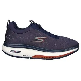Skechers Go Walk 深藍色 網布 運動健走鞋 男款 NO.B1226【新竹皇家  216011NVGD】 歷史價格詳細信息