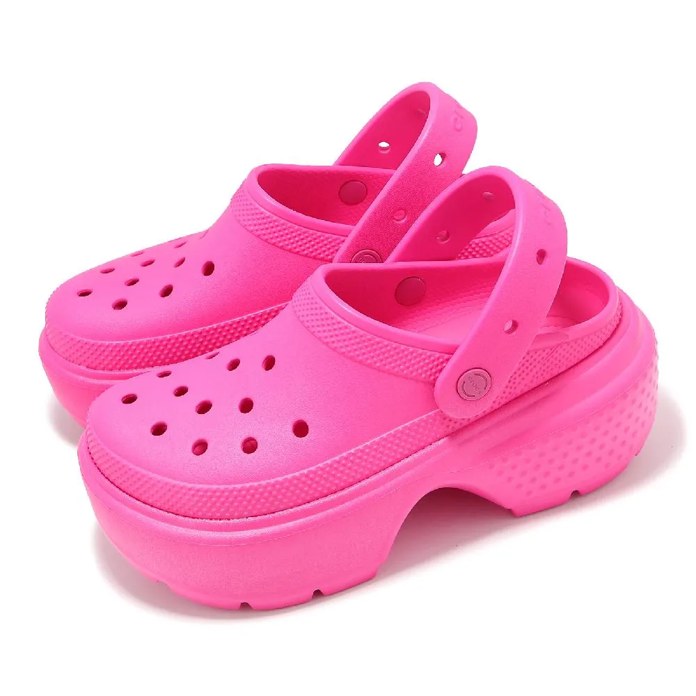 Crocs 卡駱馳 洞洞鞋 Stomp Clog 男鞋 女鞋 粉筆色 雪屋克駱格 厚底 增高 2093470WV 歷史價格詳細信息