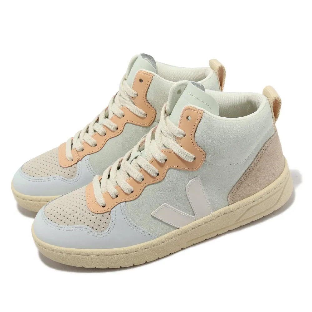 Veja 休閒鞋 V-15 Chromefree Leather 男鞋 米白 卡其黑 高筒 經典 VQ0503116B 歷史價格詳細信息