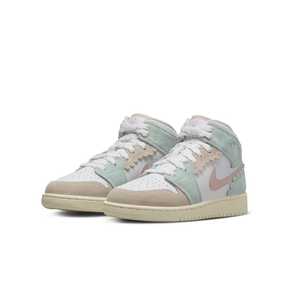 Nike Air Jordan 1 MID SE 女鞋 黑棕 中筒 麂皮 休閒鞋 DB5453-700 歷史價格詳細信息