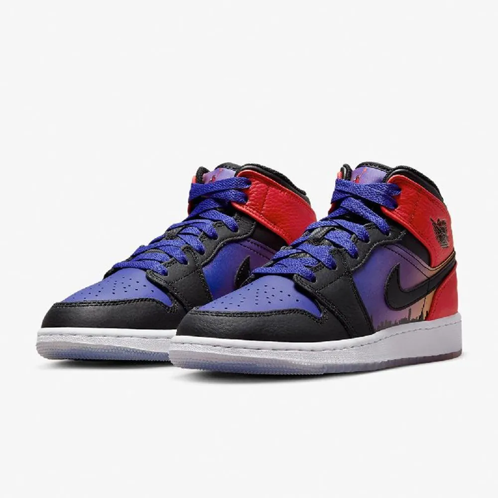 【NIKE】AIR JORDAN 1 MID SS (GS) 中大童鞋 籃球鞋 女鞋 綠/咖啡色-FQ8101200 歷史價格詳細信息