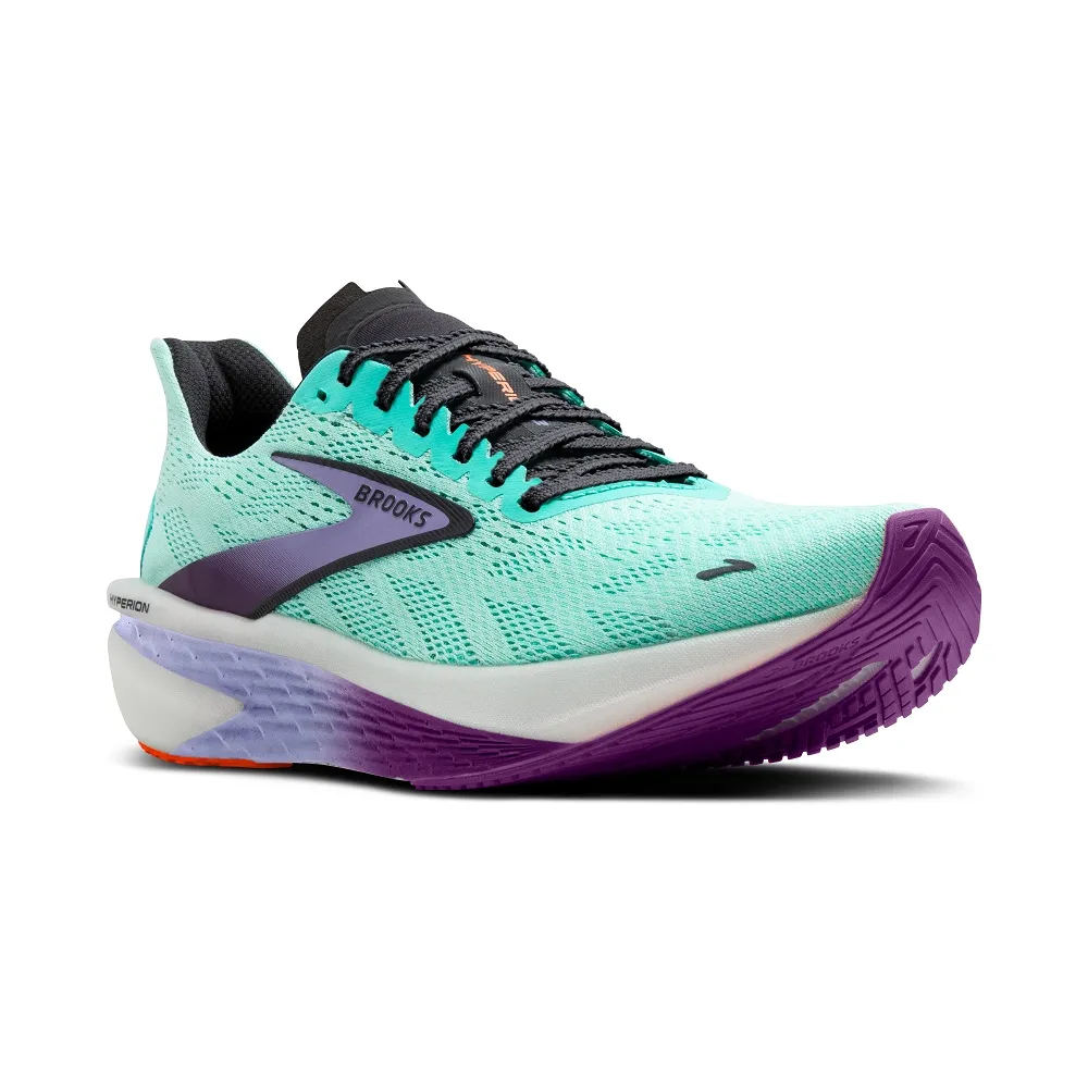 Brooks Hyperion 2 [1204211B487] 女 慢跑鞋 競速 跑鞋 氮氣中底 回彈 緩震 綠紫 歷史價格詳細信息