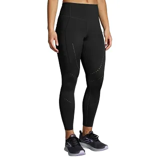 【BROOKS】女 Method 全長緊身長褲_海軍藍(221524451) 歷史價格詳細信息