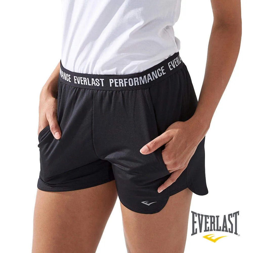 EVERLAST-女短款短褲 深灰 黑滾邊 現貨 休閒 運動 真理褲 歷史價格詳細信息