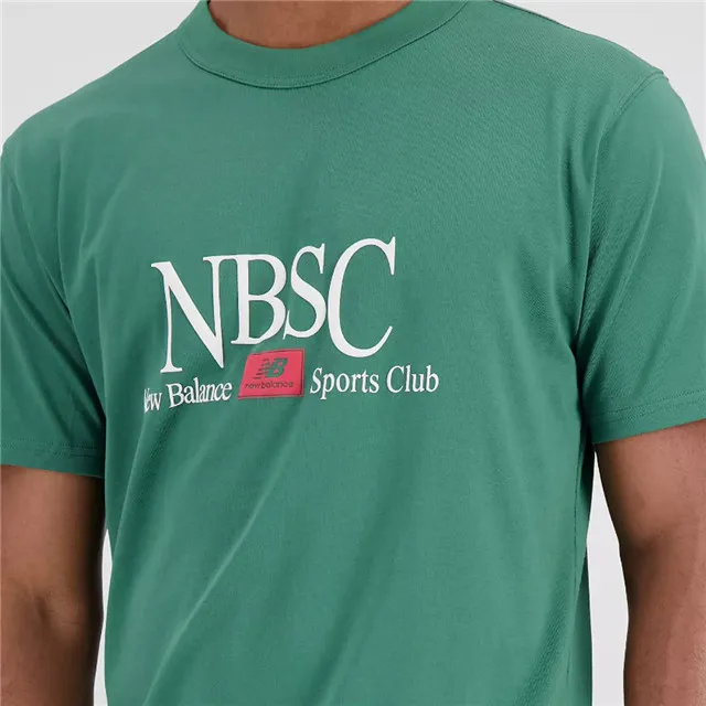 NEW BALANCE NB 短T 米白 藍紅 棉 短袖 跑步競賽 復古插圖 男 AMT31503GIE 歷史價格詳細信息