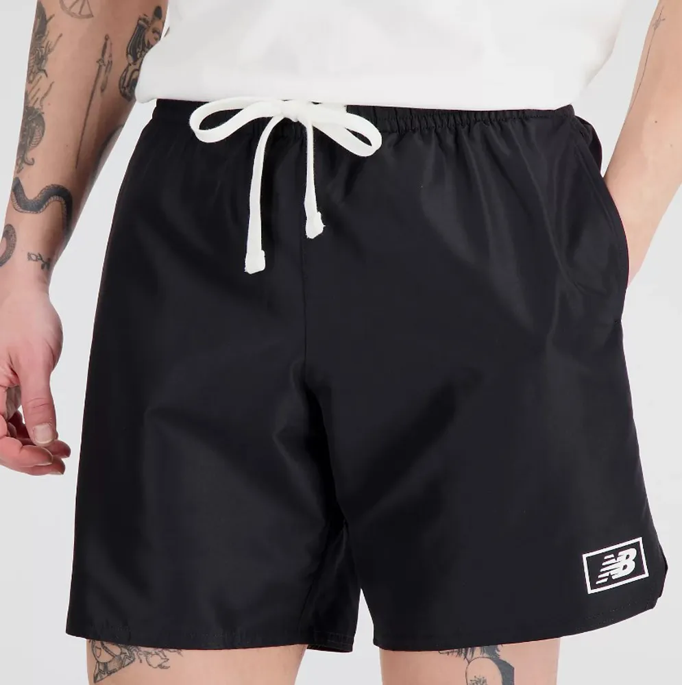 NEW BALANCE 短褲 NB 軍綠 小LOGO 休閒 棉短褲 男 AMS31504DON 歷史價格詳細信息