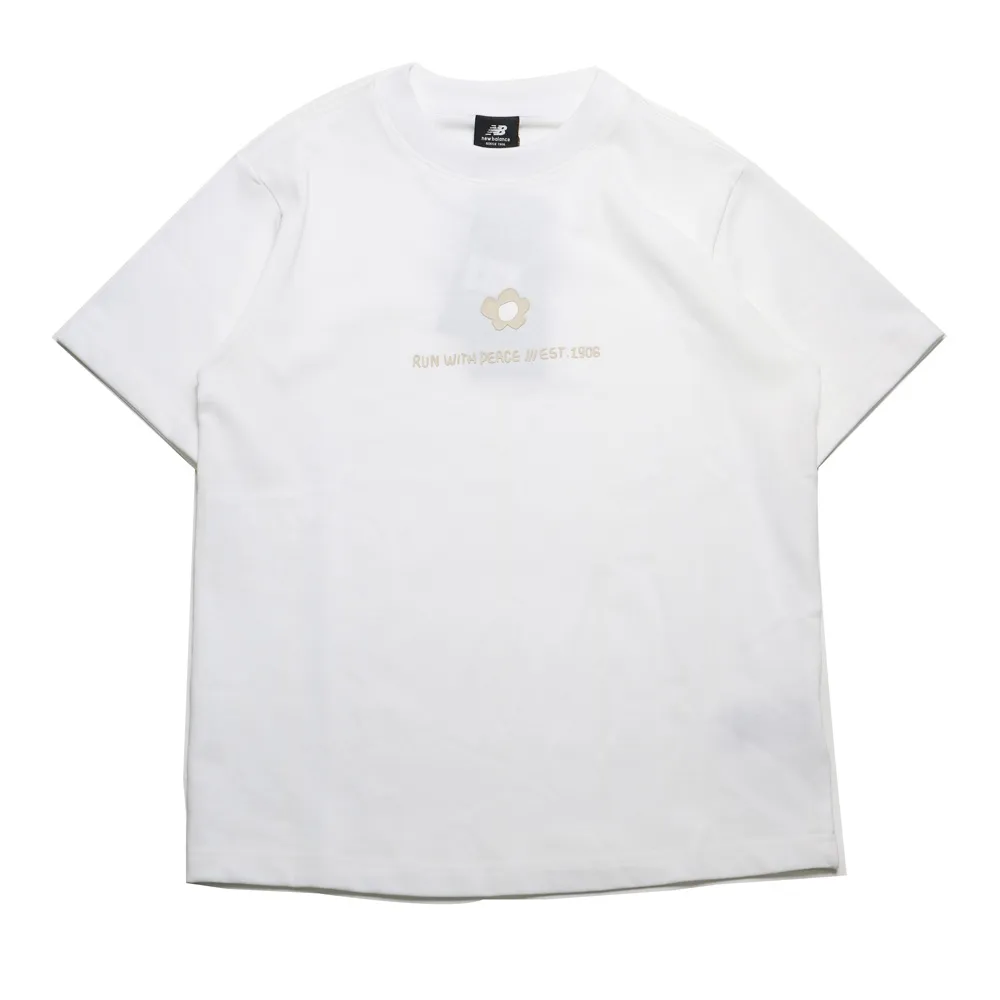 【New Balance】短袖上衣 短袖上衣 女 白色_WT41554WT-F 歷史價格詳細信息